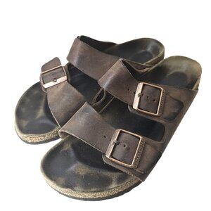 Birkenstock Brown Arizona Leather Sandals